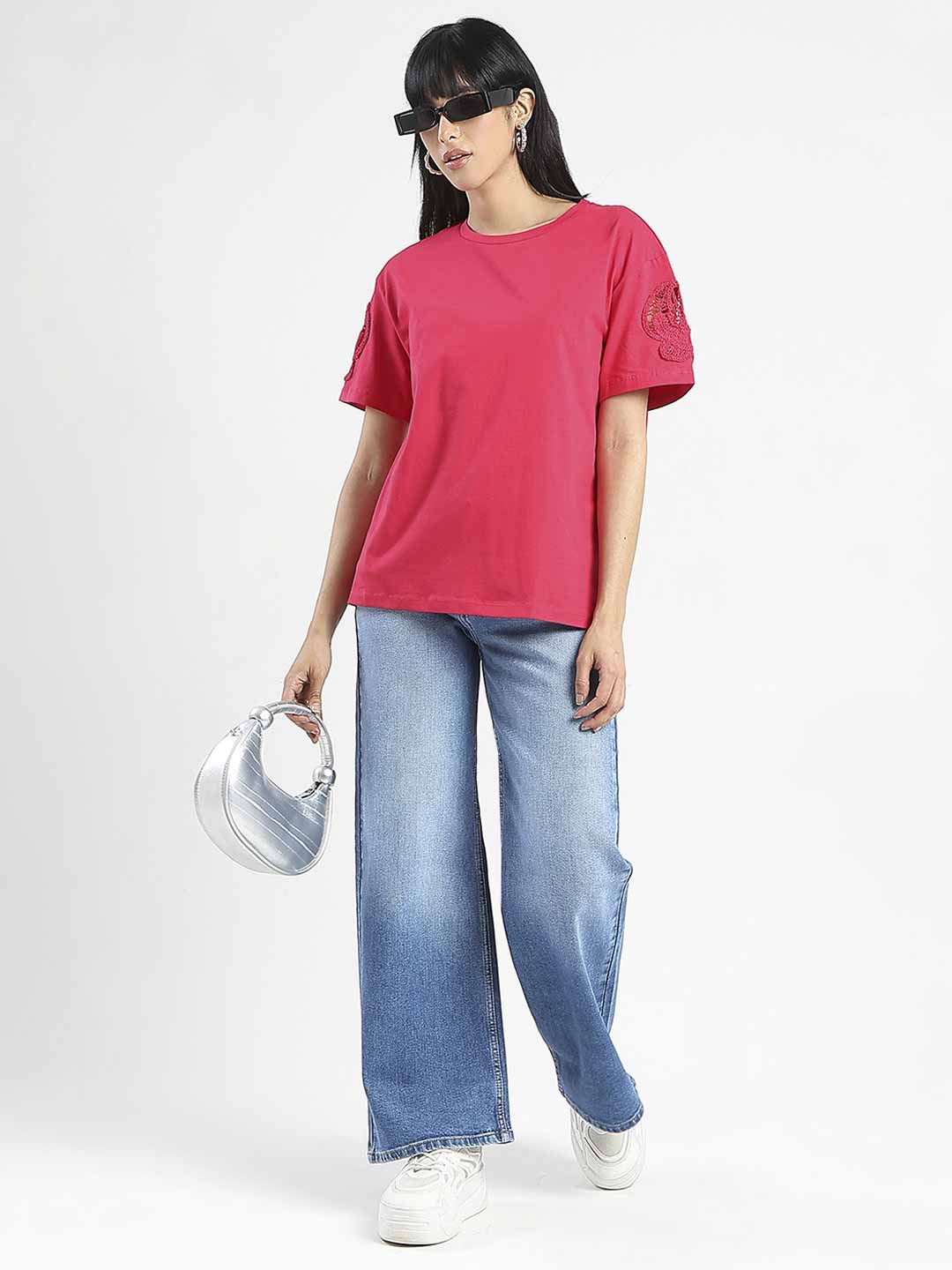 Madame Ladies Western Top H/S M5S11266 033 Red