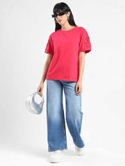 Madame Ladies Western Top H/S M5S11266 033 Red