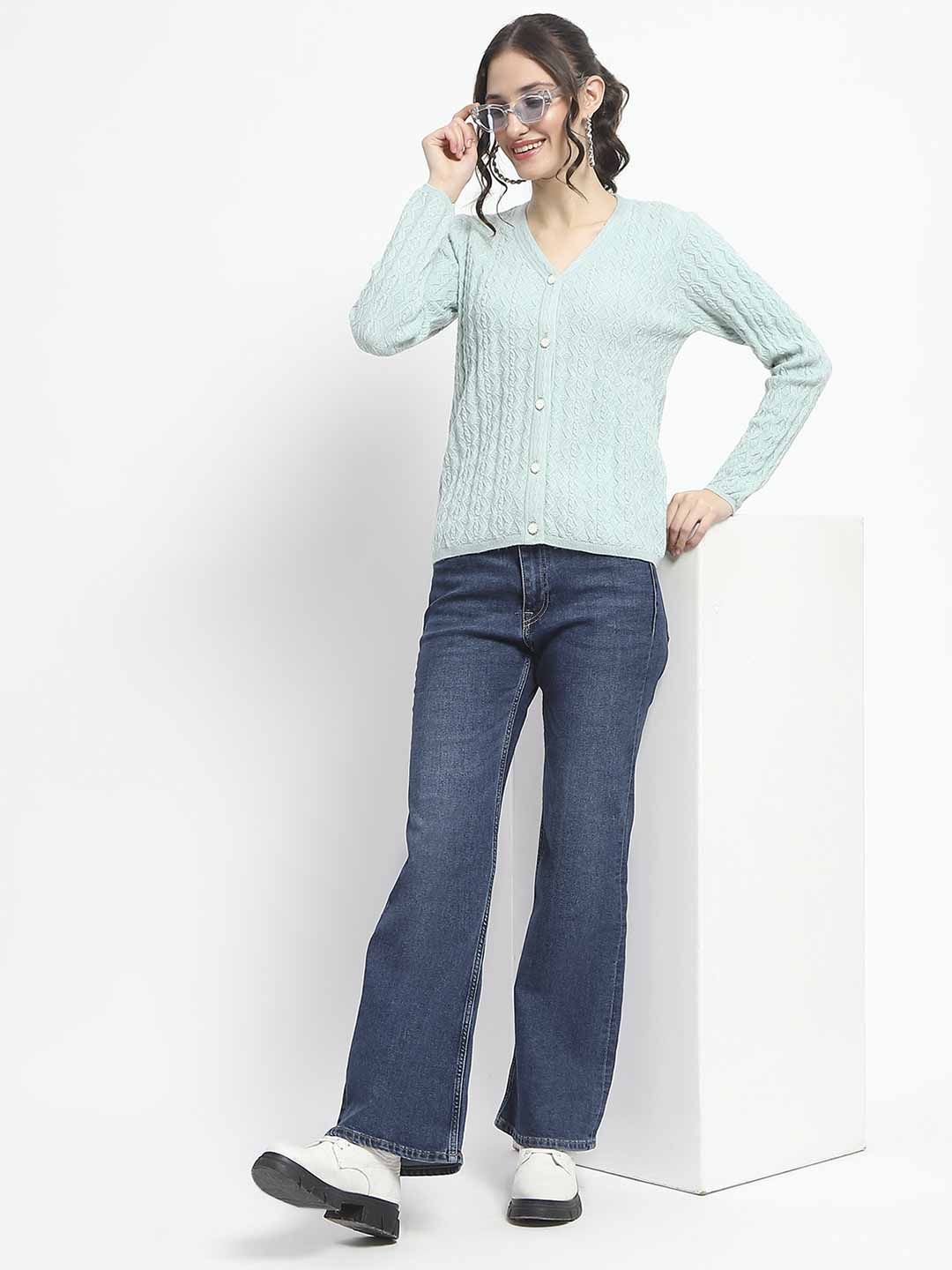 Madame Ladies Western Cardigan M4W70027 042 Mint