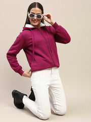 Madame Ladies Western Sweat Shirt M4W22004 127 Plum