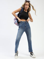 Madame Ladies Western Jeans M4S24214 003 Blue