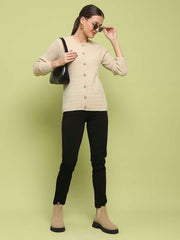 Madame Ladies Western Cardigan M4W70062 001 Beige