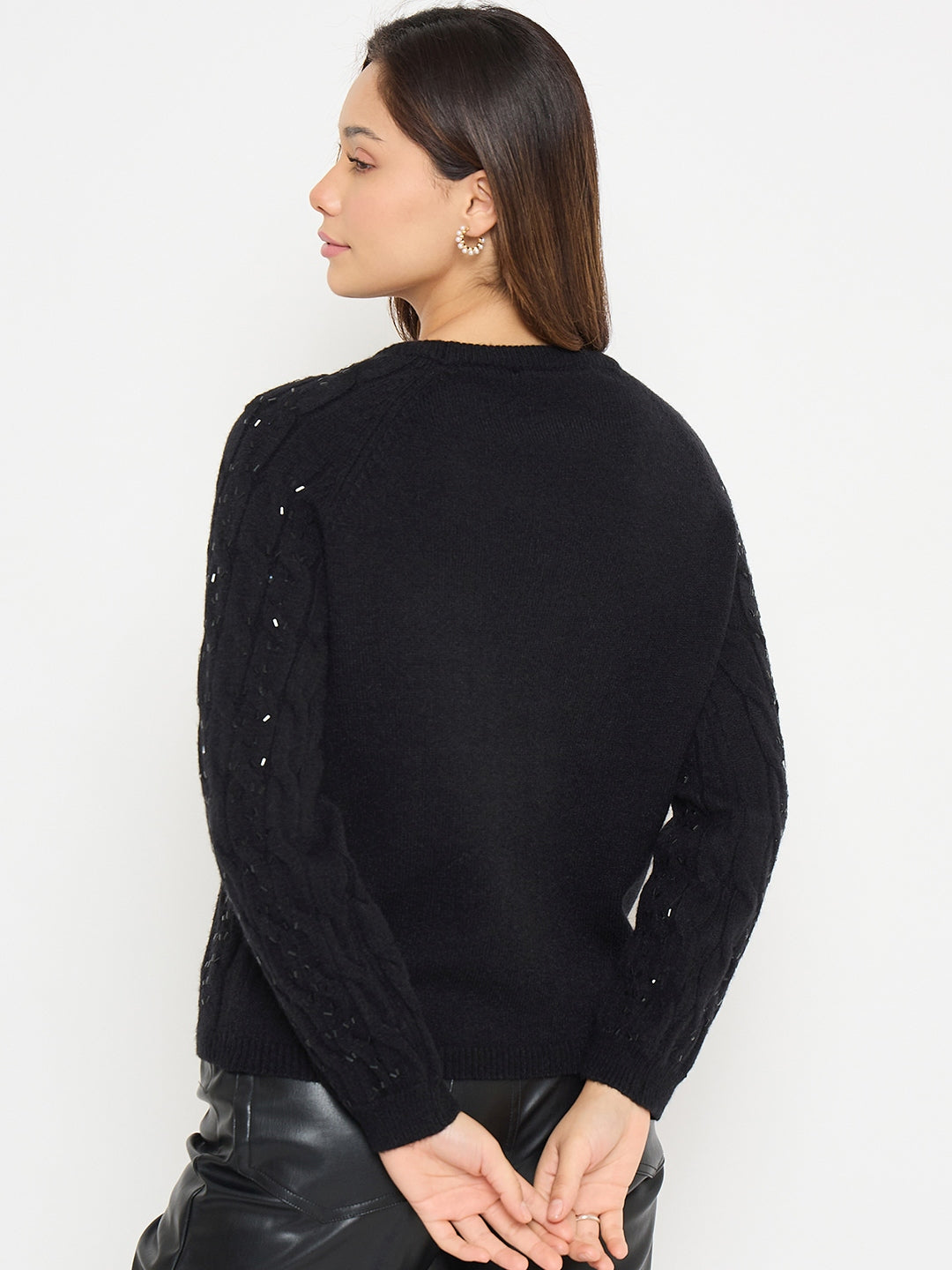 Madame Ladies Western Woolen Top M5W17199 002 Black