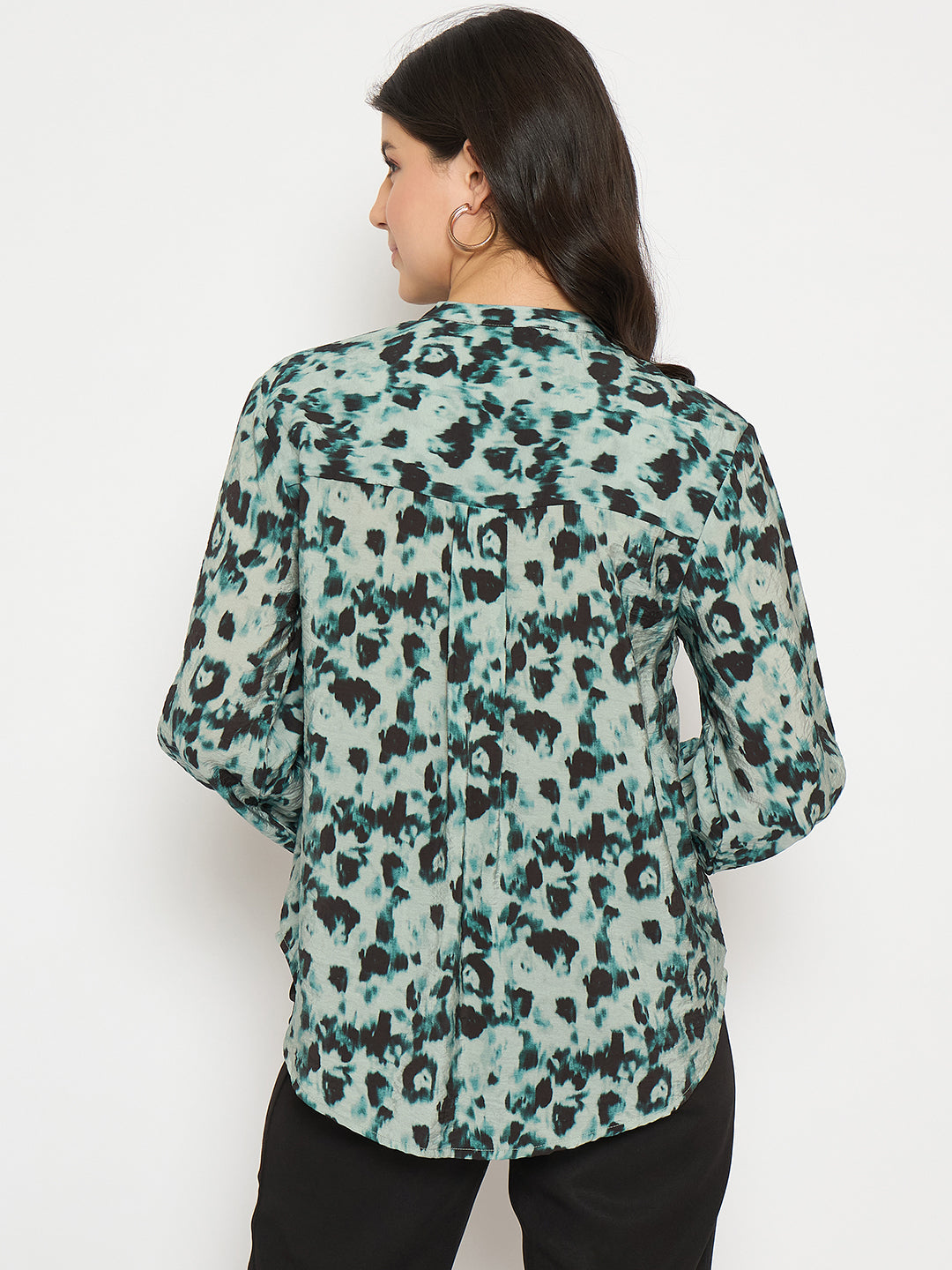 Madame Ladies Western Top H/S M4W18825 014 Green