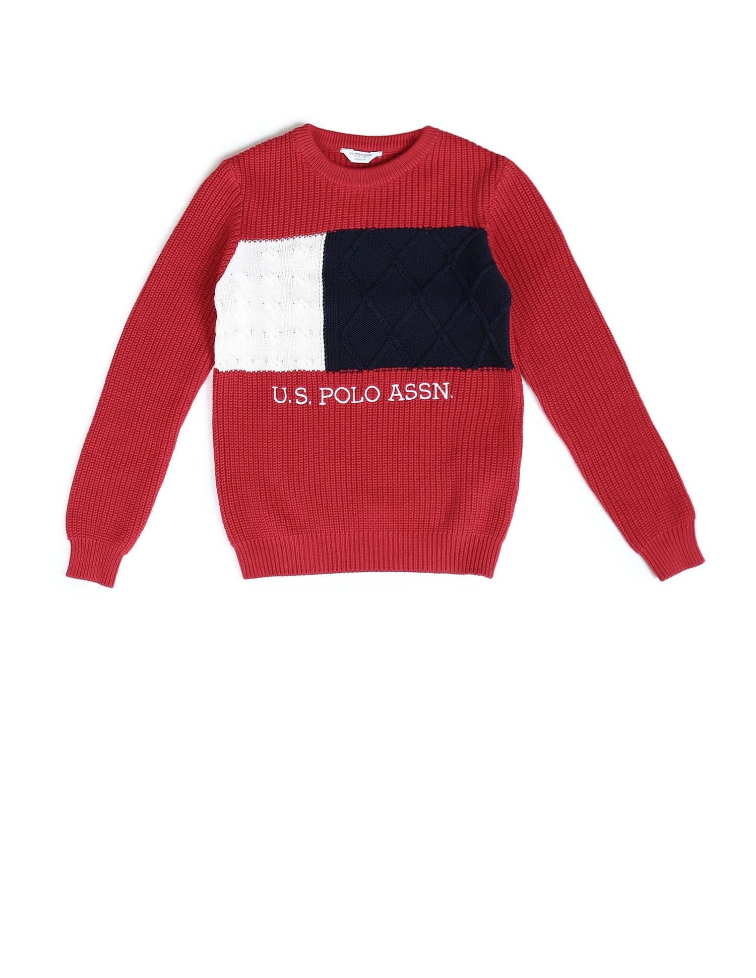 U.S.POLO KIDS BOYS PULLOVER UKSWE0097