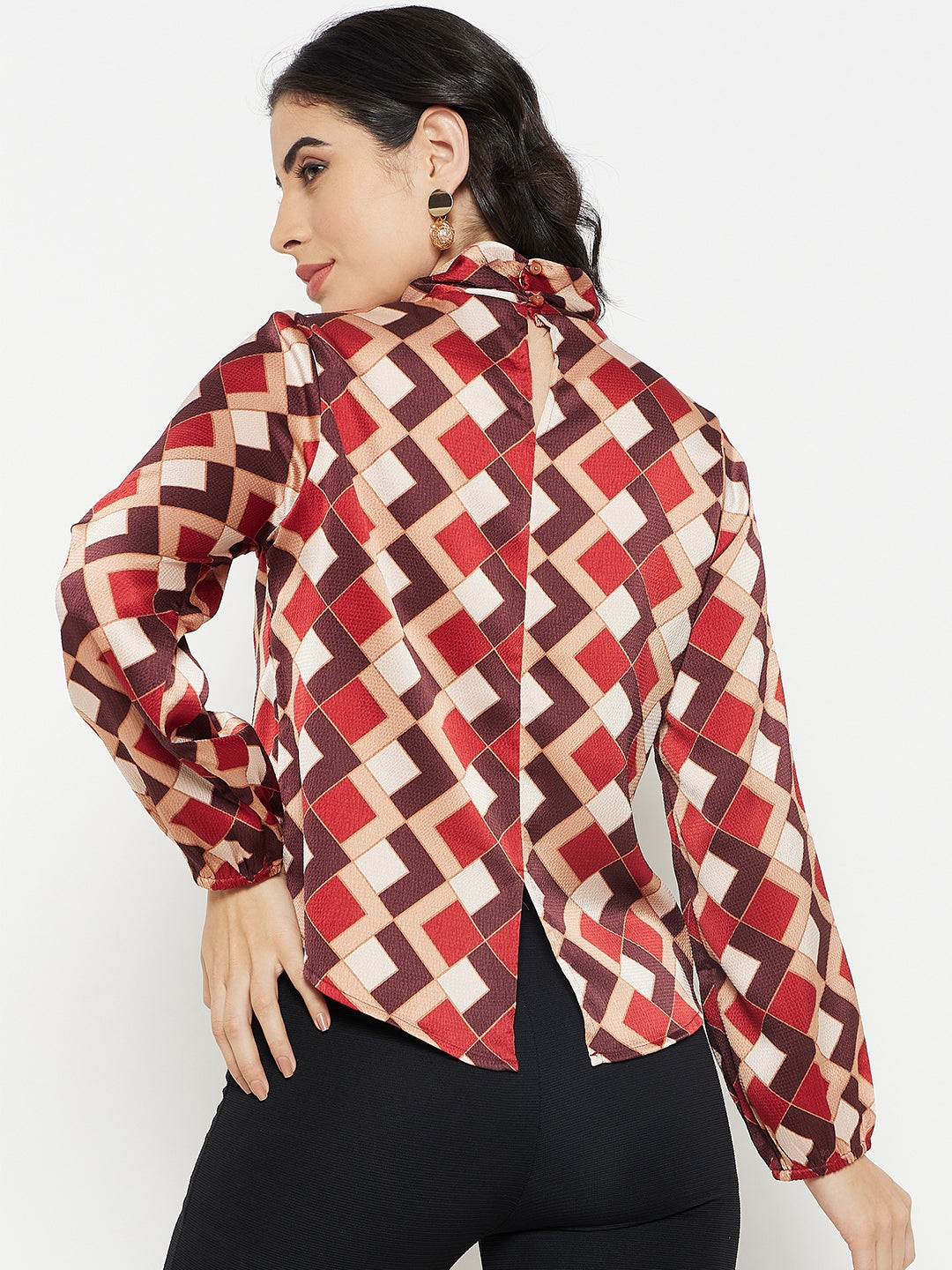 Madame Ladies Western Top H/S M3W18760 006 Camel
