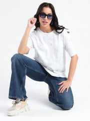 Madame Ladies Western Top H/S M5S11247 266 Sky Blue