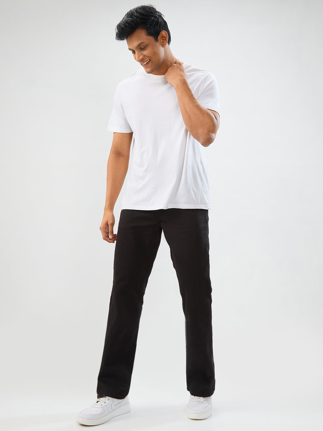 Spykar Mens Jeans Mdbct2Be002 Black