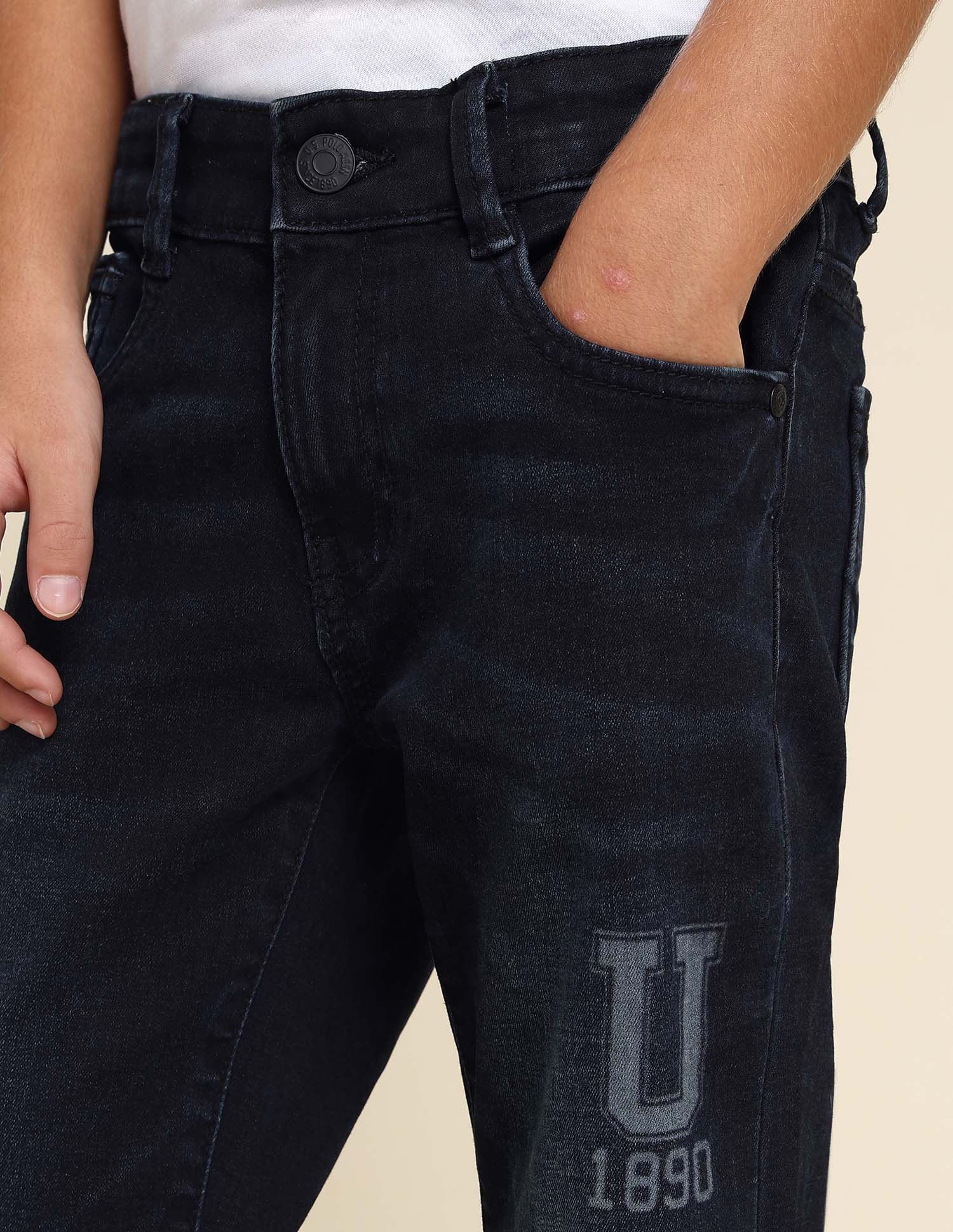 U.S.POLO KIDS BOYS JEANS UKJEN578