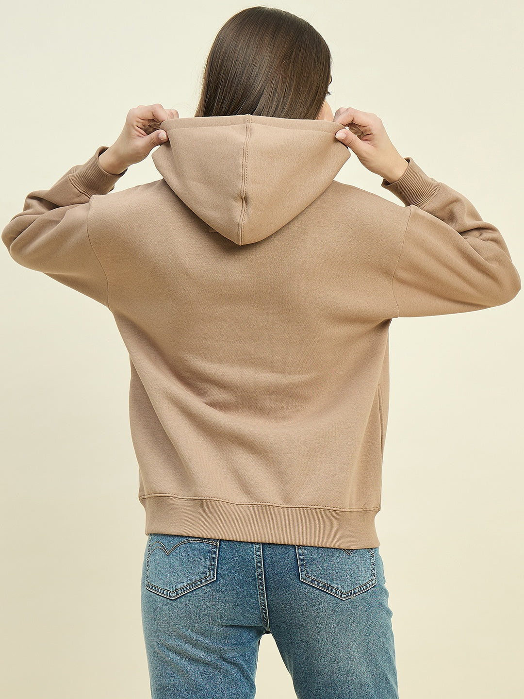Madame Ladies Western Sweat Shirt M5W22433 001 Beige