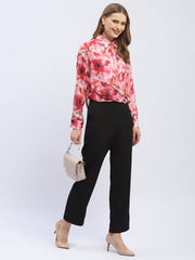 Madame Ladies Western Top H/S M4S18608 076 Hot Pink