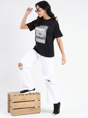 Madame Ladies Western Top H/S M5S11263 002 Black