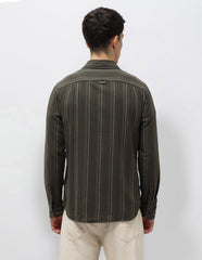 U.S.Polo Mens Casual Shirt F/S Udsht1989 Olive
