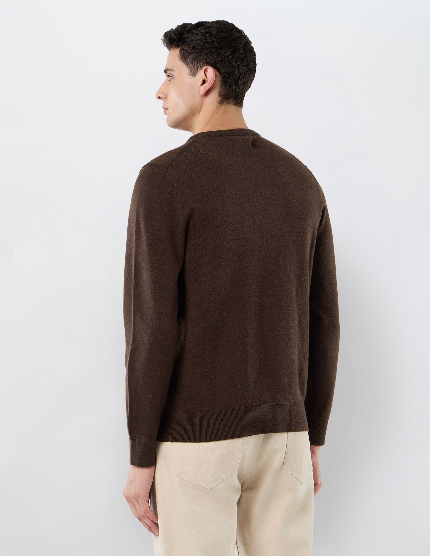 U.S.Polo Mens Pullover Usswe2438 Brown