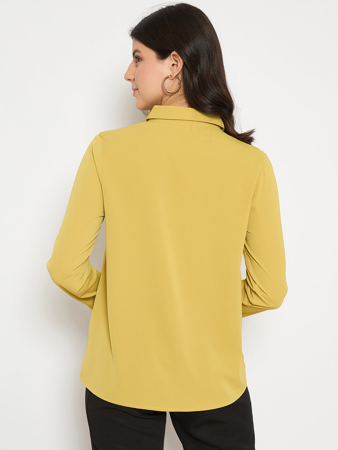 Madame Ladies Western Top H/S M4W18327 044 Yellow
