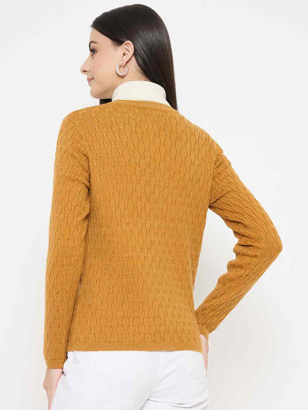 Madame Ladies Western Cardigan M4W70024 048 Mustard