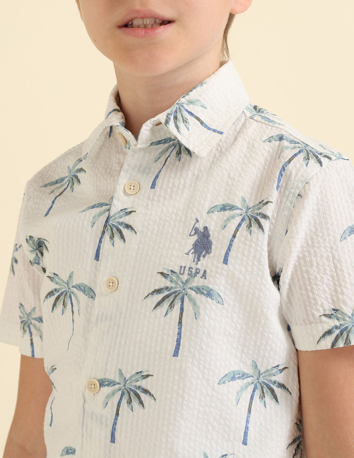 U.S.POLO KIDS BOYS SHIRT H/S UKSHT1494