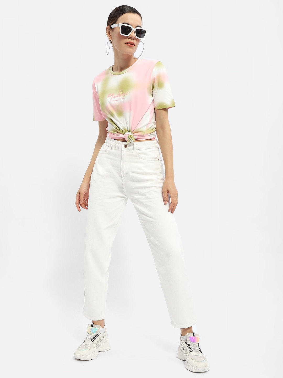 Madame Tie-Dye Pink Regular T-Shirt