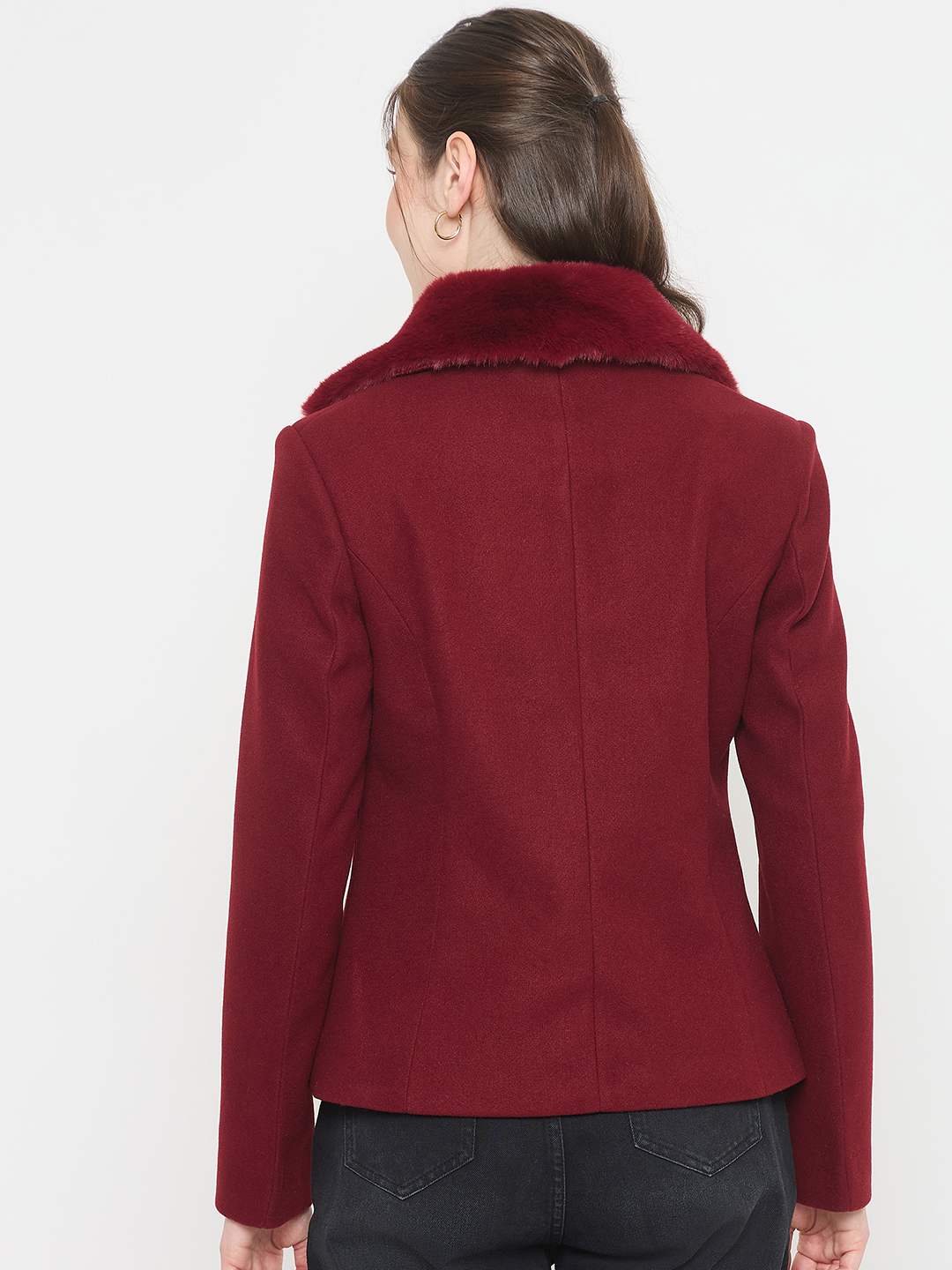 Madame Ladies Western Short Coat M5W20535 1126 Mehroon
