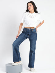 Madame Ladies Western Top H/S M5S11201 040 White