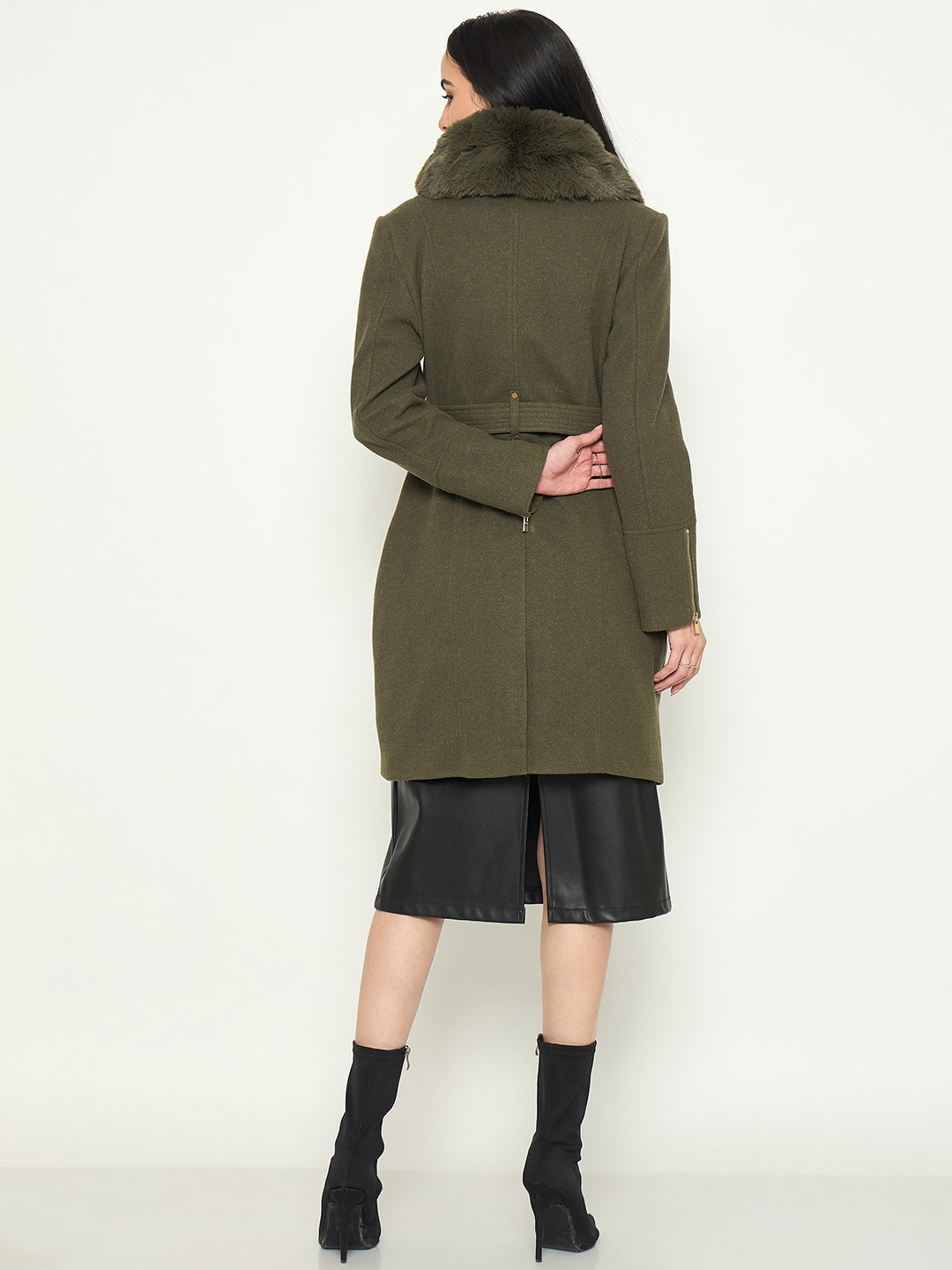 Madame Ladies Western Long Coat M5W20132 29 Olive