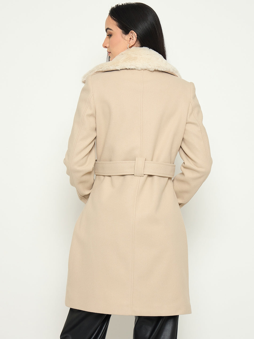 Madame Ladies Western Long Coat M5W20158 1 Off White