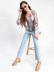 Madame Ladies Western Top F/S M4W18624 266 Sky Blue