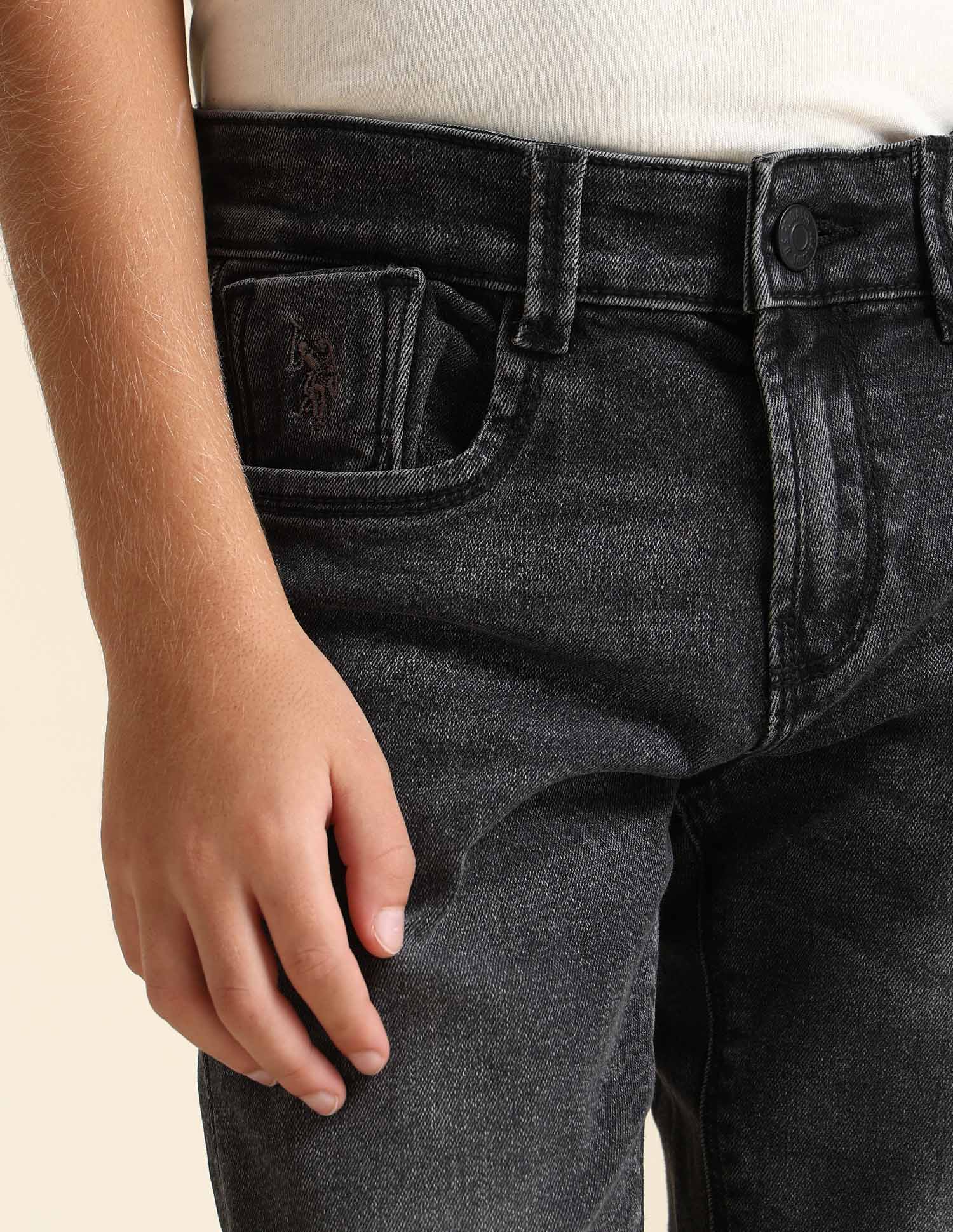 U.S.POLO KIDS BOYS JEANS UKJEN635