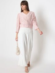 Madame Ladies Western Top H/S M5S18922 030 Peach