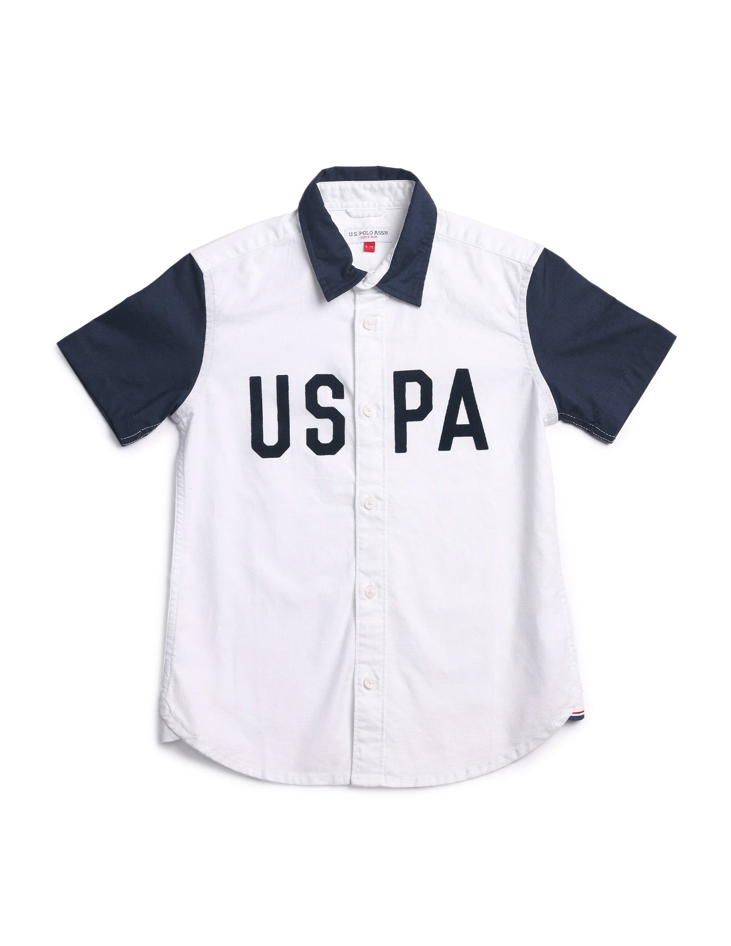 U.S.POLO KIDS BOYS SHIRT H/S UKSHT1397