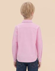 U.S.POLO KIDS BOYS SHIRT H/S UKSHT1801 PINK