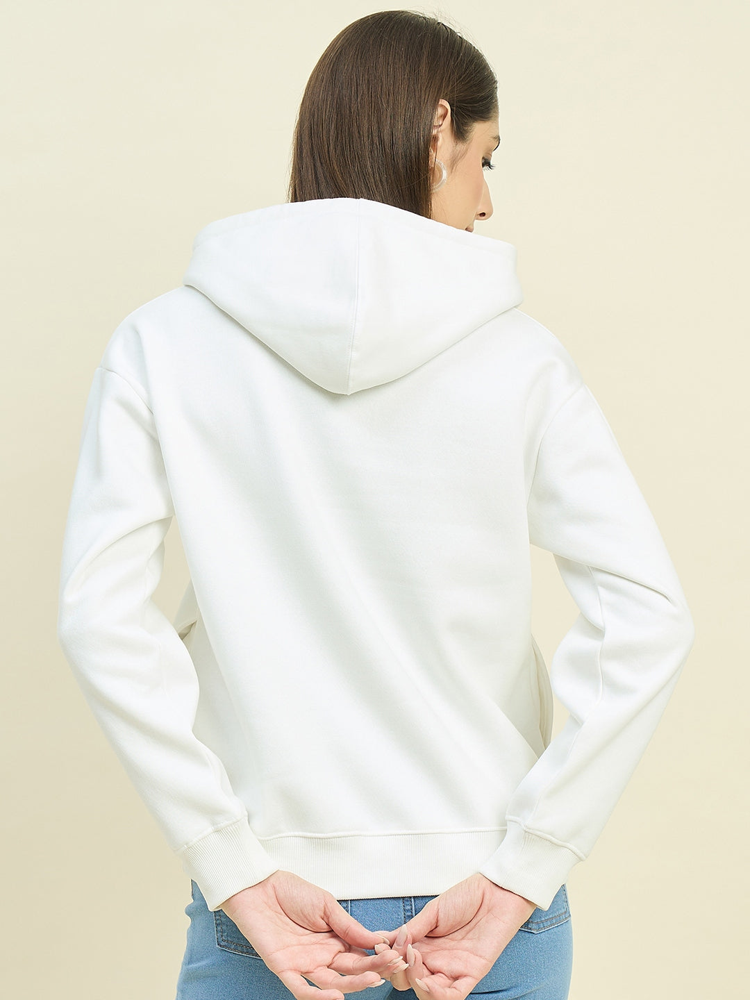 Madame Ladies Western Sweat Shirt M5W22438 040 White