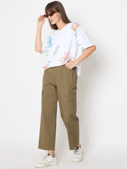 Madame Ladies Western Top H/S M5S11244 040 White