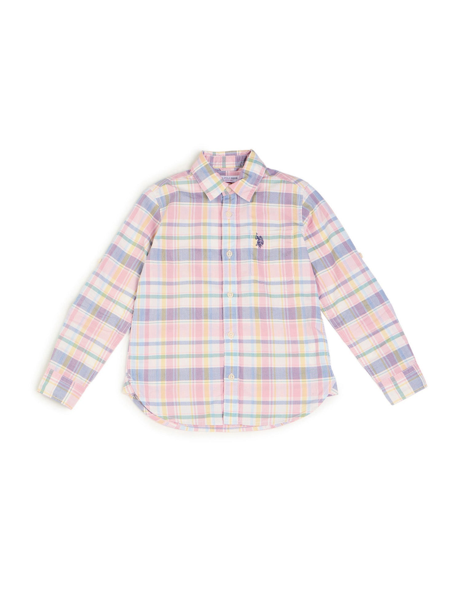 U.S.POLO KIDS BOYS SHIRT H/S UKSHT1460
