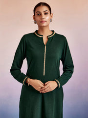 Jaipur Kurti Ladies Western Kurti 1Pcs 1D24Krtar006 Darkgreen