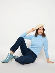 Madame Ladies Western Woolen Top M4W17059 003 Blue