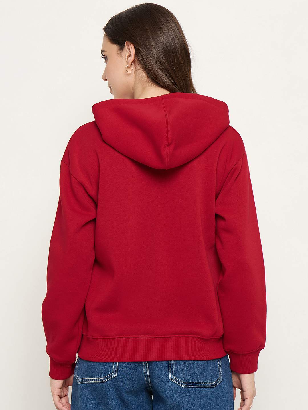 Madame Ladies Western Sweat Shirt M5W22425 1126 Mehroon