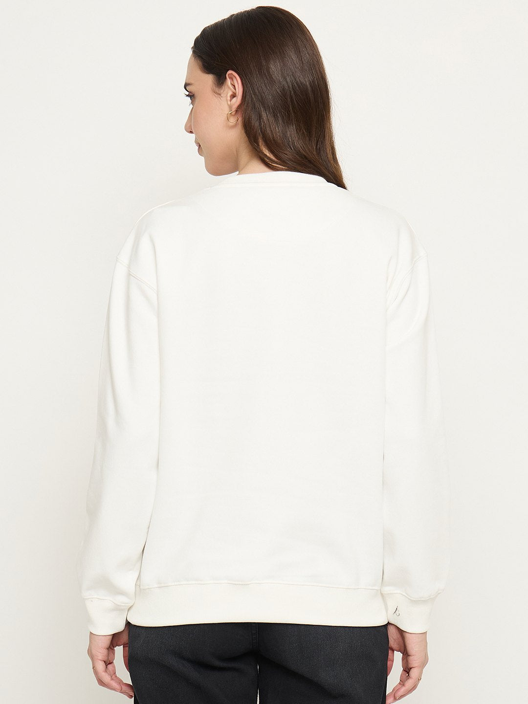 Madame Ladies Western Sweat Shirt M5W22235 040 White