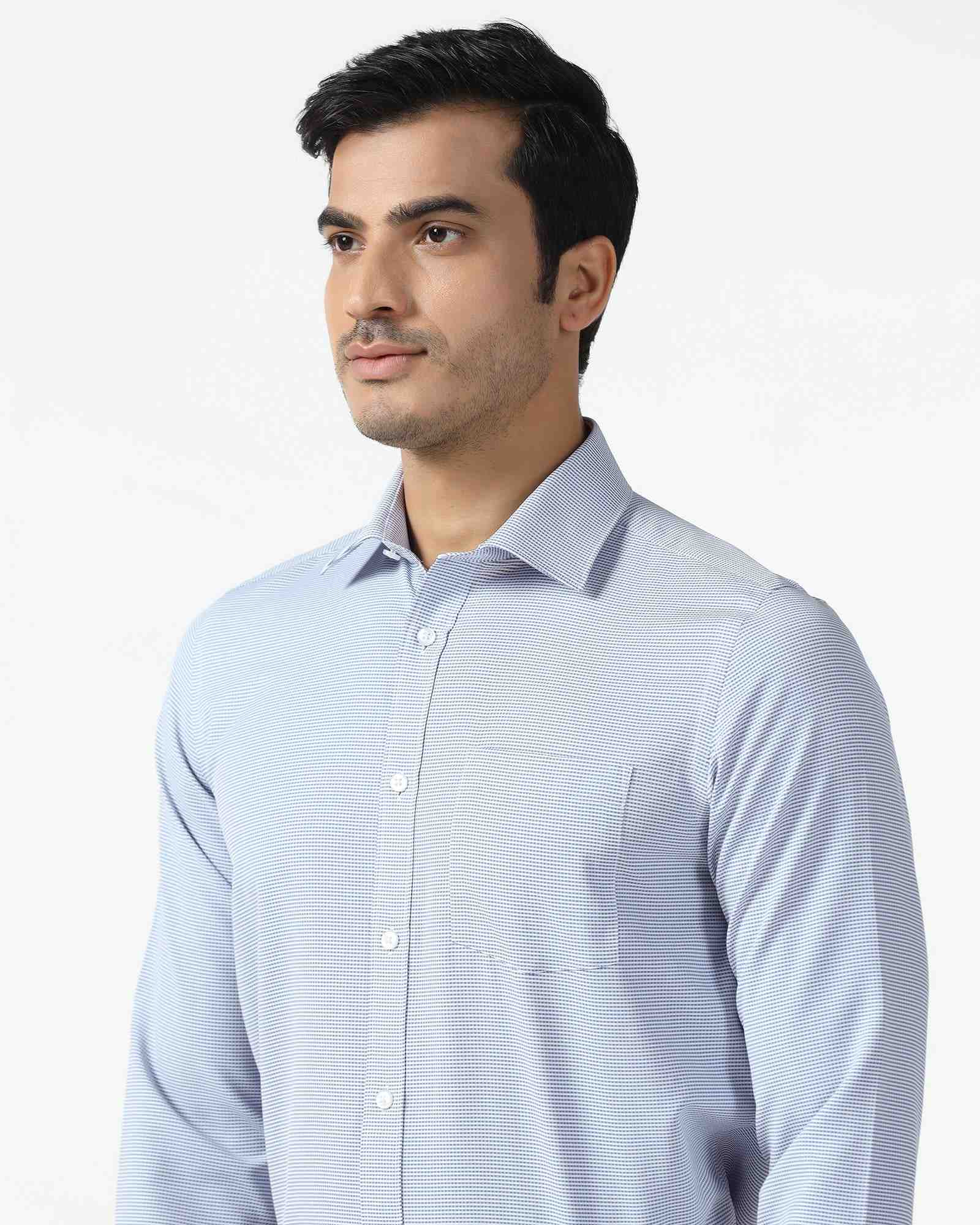 Blackberry Mens Formal Shirt F/S Bp-Bs-Do-Revolve Grey