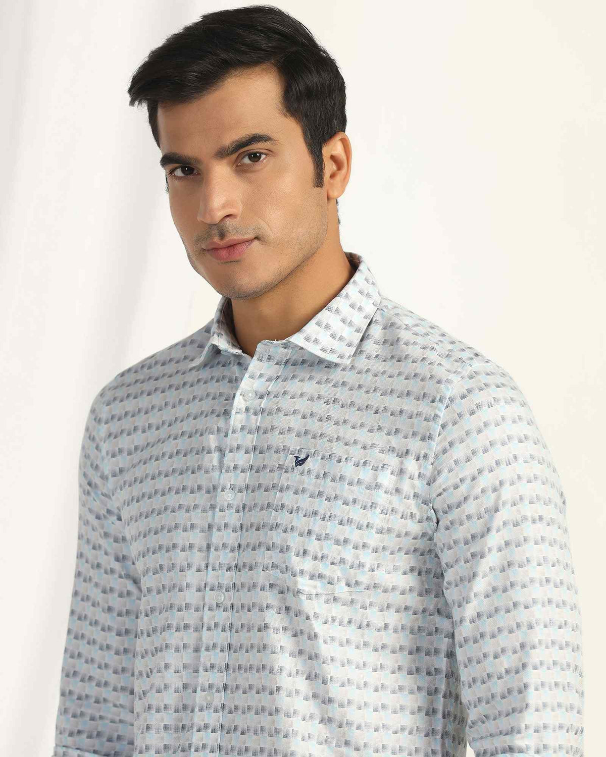 Blackberry Mens Formal Shirt F/S Bp-Bs-Do-Revolve Grey