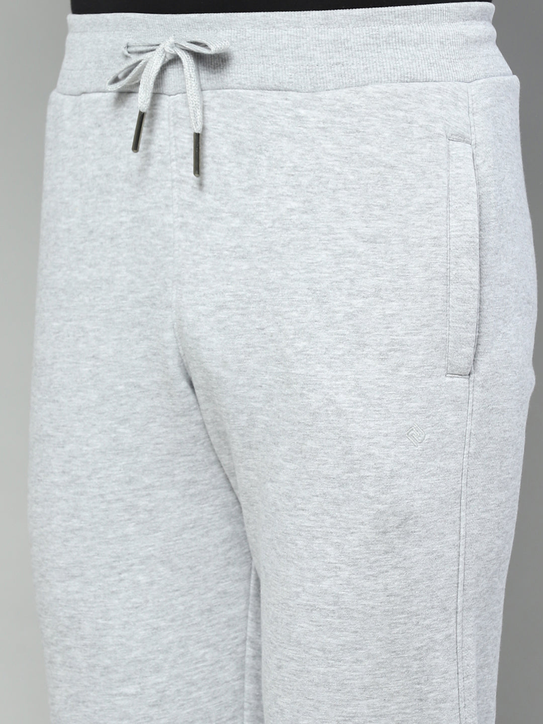 Men Grey Melange Solid Regular Fit Winter Lower - Goyalsons ShopMax