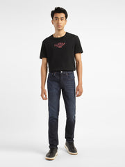 Men'S 65504 Indigo Skinny Fit Mid Rise Jeans