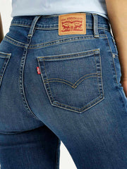 Women'S 724 Blue Straight Fit High Rise Jeans