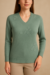 Lyte Club Ladies Western Top F/S O9748-2103 Sea Blue