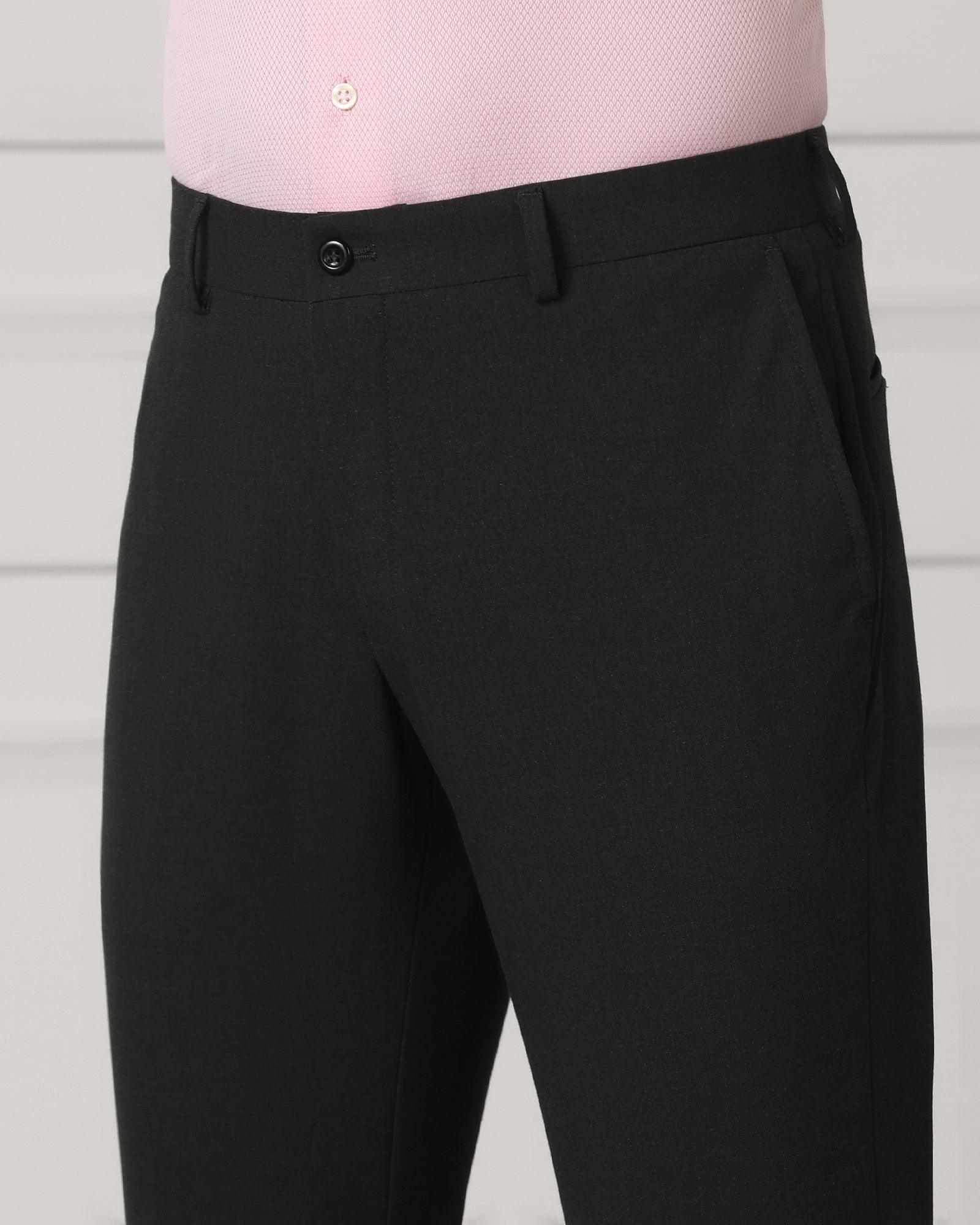 Blackberry Mens Formal Trouser Nl-Travis Charcoal