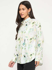 Madame Ladies Western Top H/S M5S18206 019 Lemon