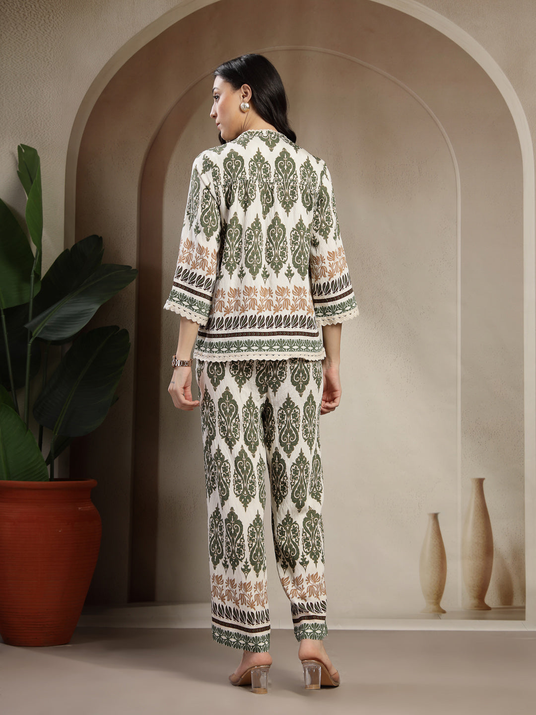 Gipsy Ladies Western Fashion Set 6Set254001 Owh Mc Olive/White