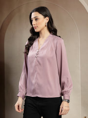 Gipsy Ladies Western Tunic 6Tnc251069 Lilac Mc Lilac