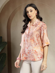Gipsy Ladies Western Tunic 6Tnc251117 Pea Mc Peach