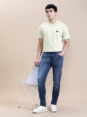 Crocodile Mens Jeans Crdn125-402Mt Blue